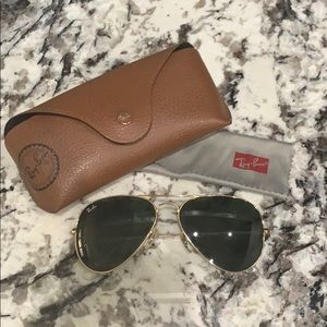 Unisex Authentic Ray-Ban Classic Aviators Large